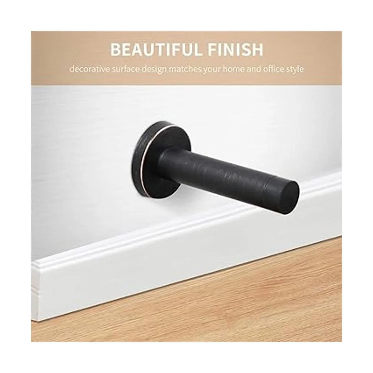 Orhemus Topes decorativos de puerta de acero inoxidable