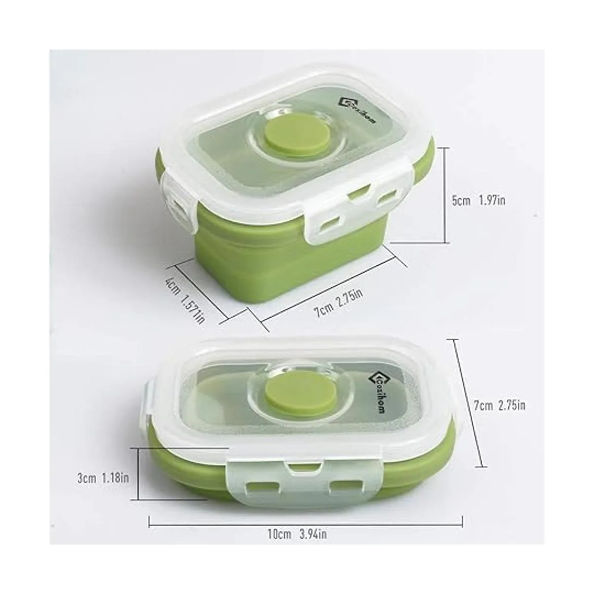 Cozihom Contenedor plegable de silicona para_6