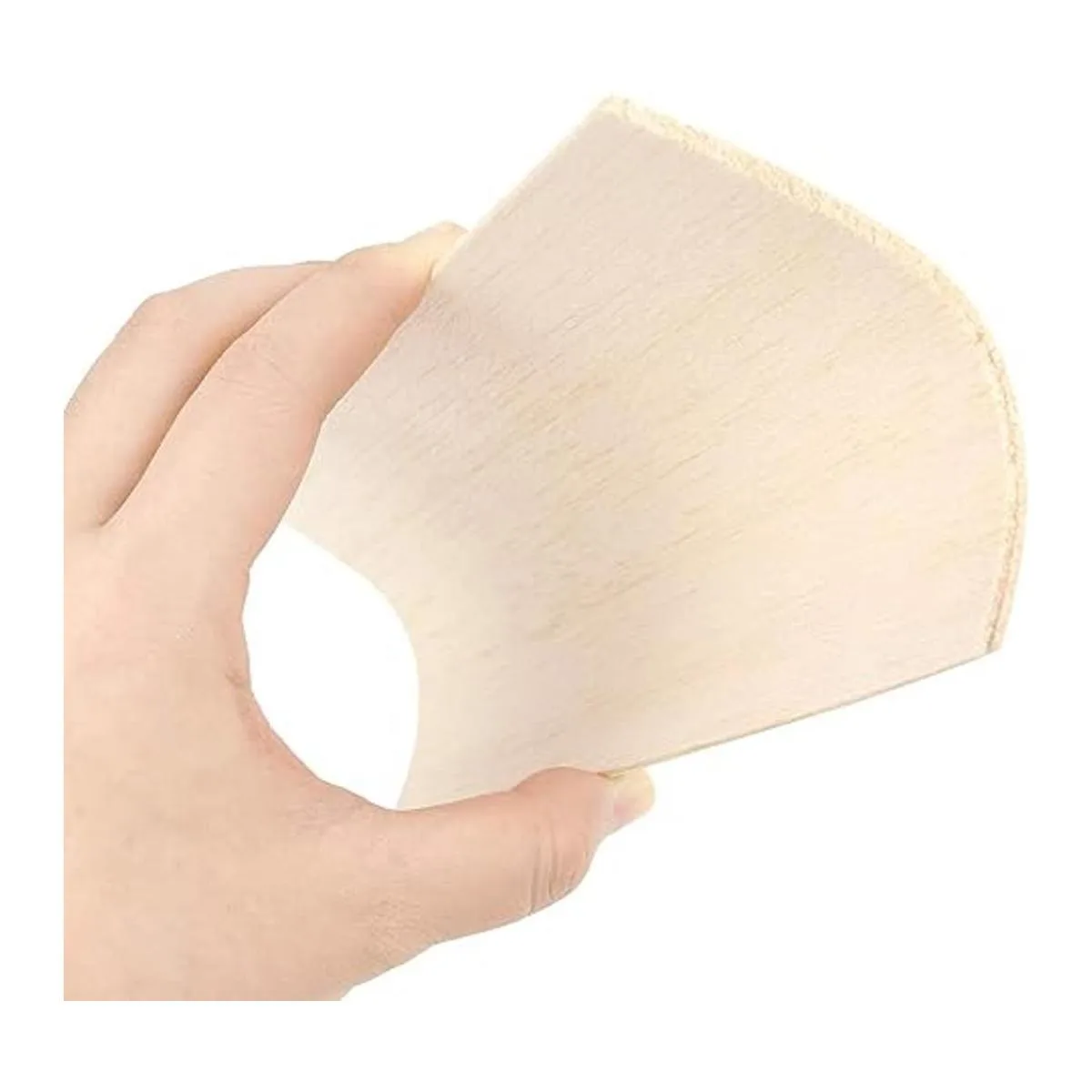 Paquete de 10 hojas de madera de balsa madera natural sin_3
