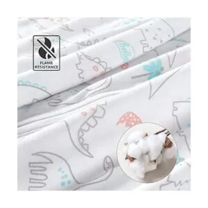 TILLYOU Sleep Sack Juego de 2 mantas de algodón para_6