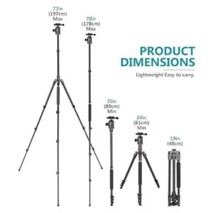 NEEWER Monopie de trípode de cámara de 77 pulgadas para_3