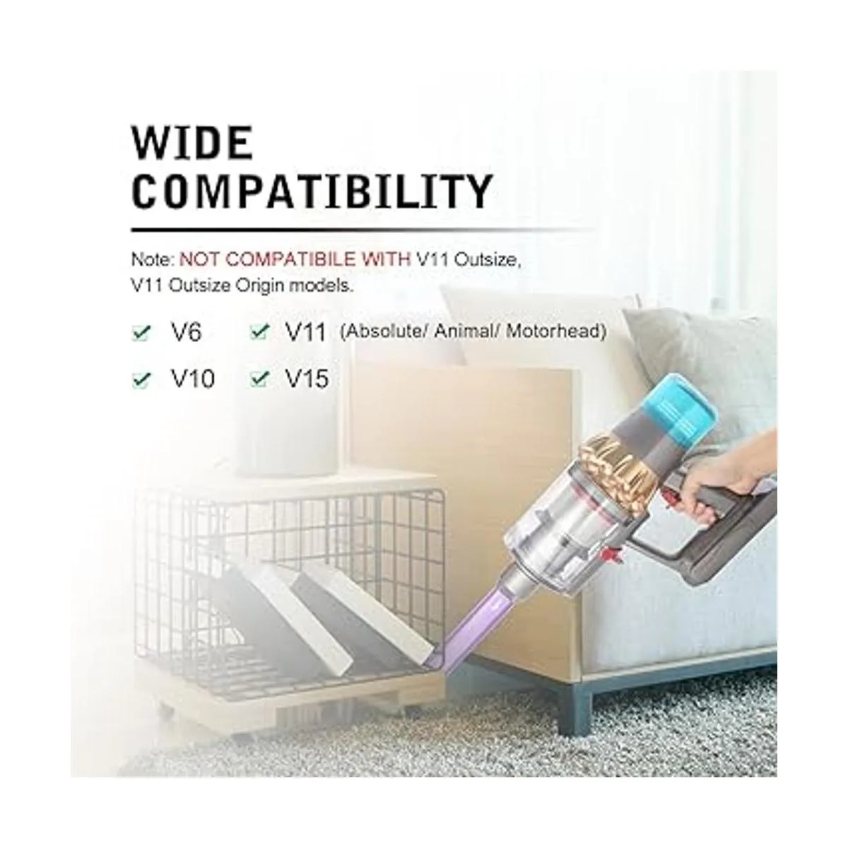 LANMU Cerradura de gatillo compatible con Dyson V15 V11_5