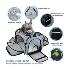 Maskeyon Porta mascotas aprobado por aerolíneas. Grande