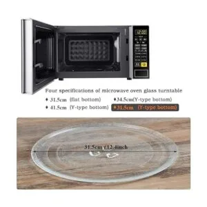 Placa de cristal para microondas.