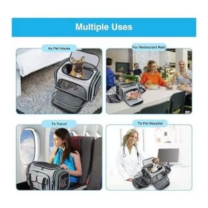 Maskeyon Porta mascotas aprobado por aerolíneas. Grande