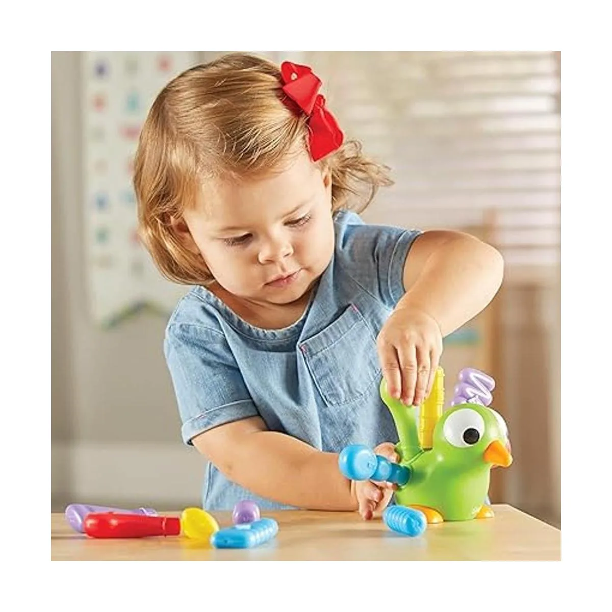 Learning Resources Fine Motor Peacock Pals 5 piezas a_4