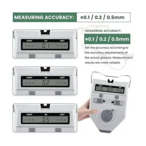 Huanyu Pupilómetro óptico digital 1.772 3.228 in_3