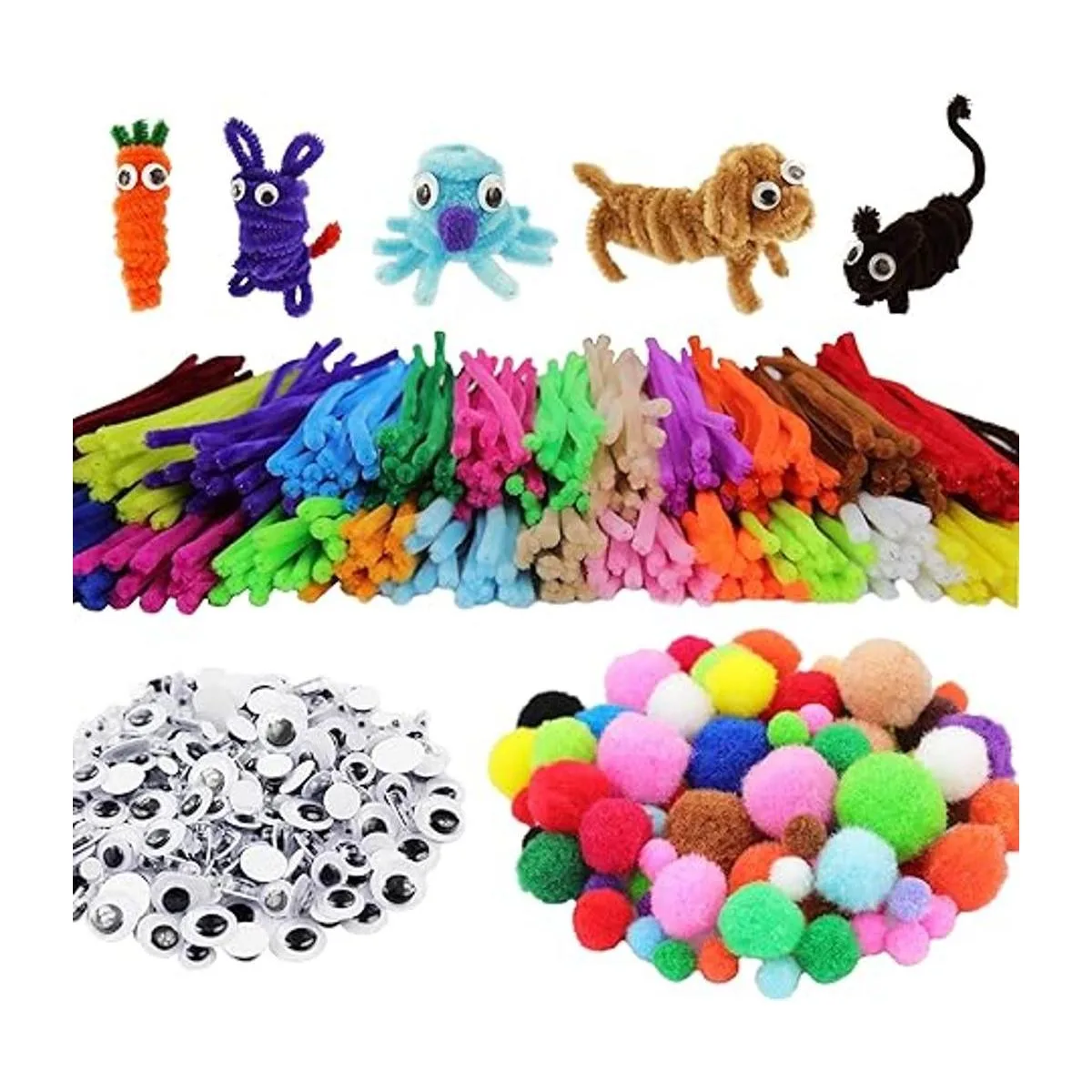 Juego de suministros para manualidades y arte para niños