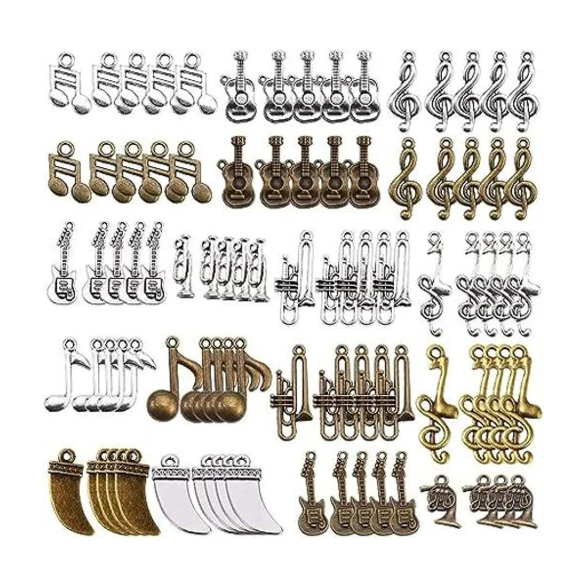 SUNNYCLUE 90 abalorios musicales para instrumentos