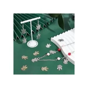 PH PandaHall Acerca de 56 dijes de corona de aleación de