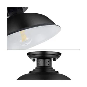 Lámpara de techo industrial semiempotrada lámpara de_3