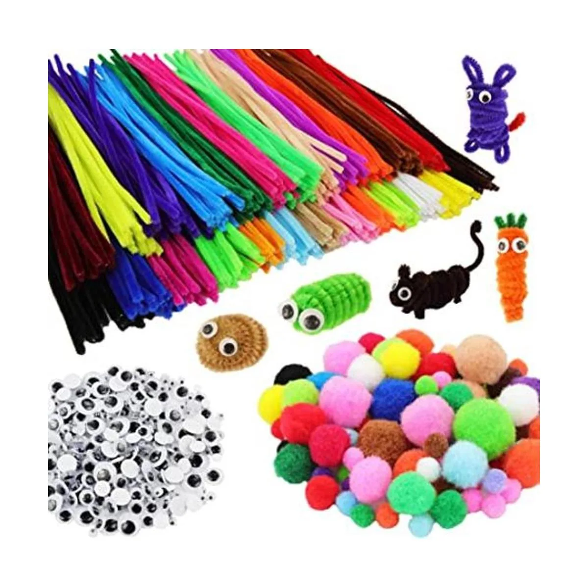 Juego de suministros para manualidades y arte para niños