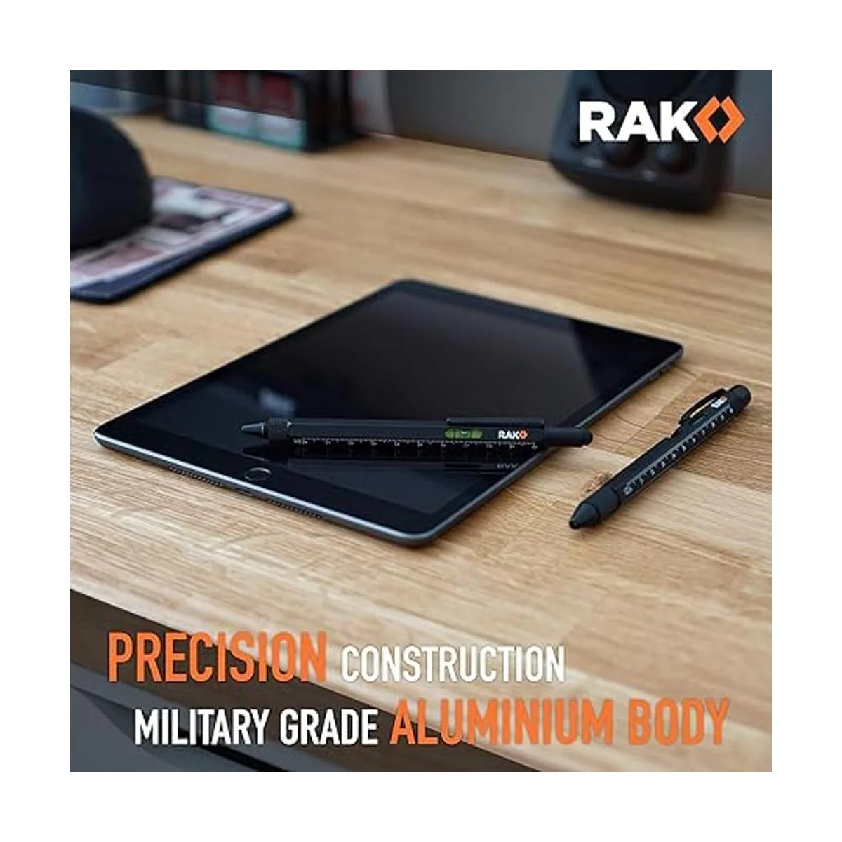 RAK Juego de 2 bolígrafos multiherramientas luz LED_5