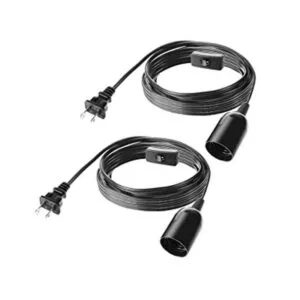 Paquete de 2 cables de extensión para linterna colgante UL_1