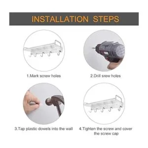 Audmore Estante para utensilios de cocina estante de