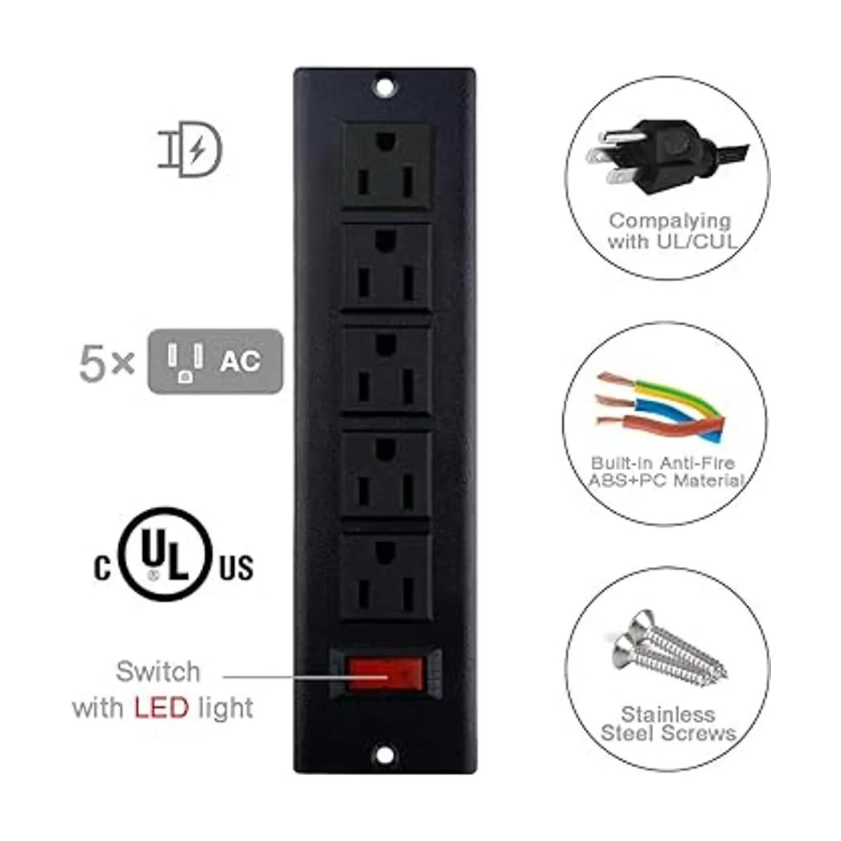 Tomacorrientes de escritorio empotrables con interruptor_3