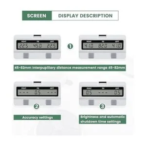 Huanyu Pupilómetro óptico digital 1.772 3.228 in_5