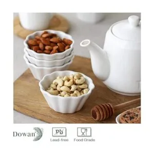 DOWAN Creme Brulee Ramekins 6 onzas aptas para horno_4