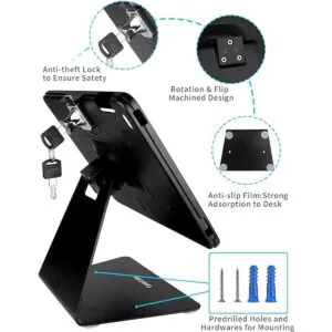 CarrieCathy Quiosco de seguridad antirrobo de escritorio_6