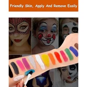 Kit de pintura facial para niños y adultos pintura de_5