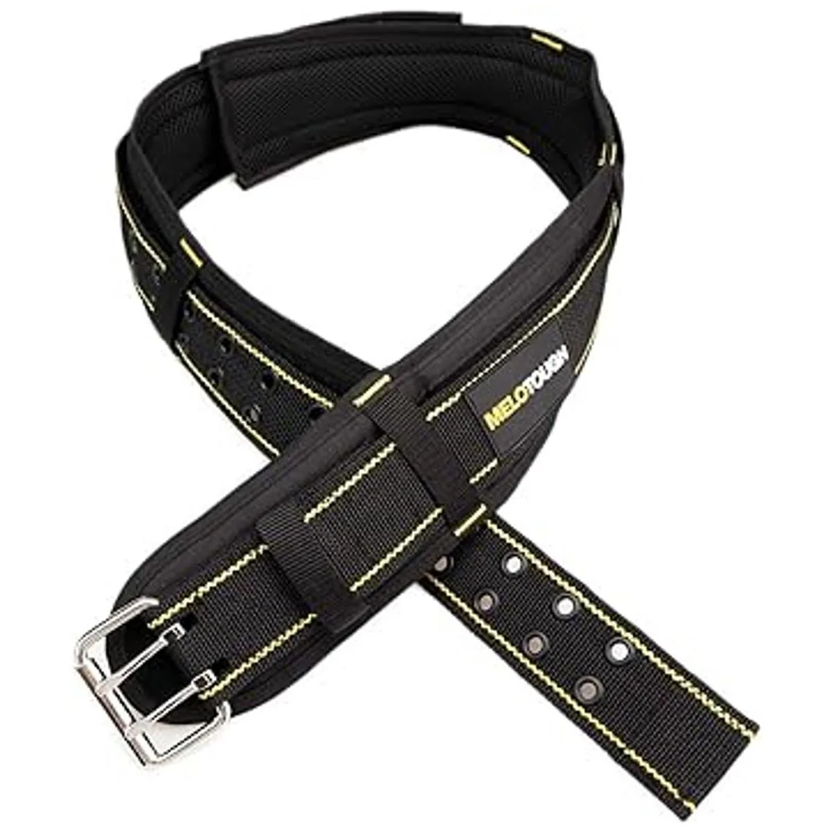 Cinturón de herramientas acolchado con anillo en D para