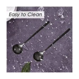 FindTop Juego de 8 cucharas de espresso de acero