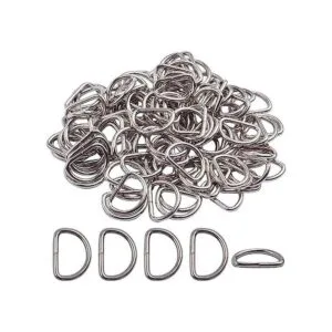 BronaGrand 100 hebillas de anillo en D de metal de 35