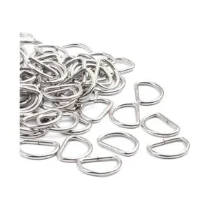 BronaGrand 100 hebillas de anillo en D de metal de 35