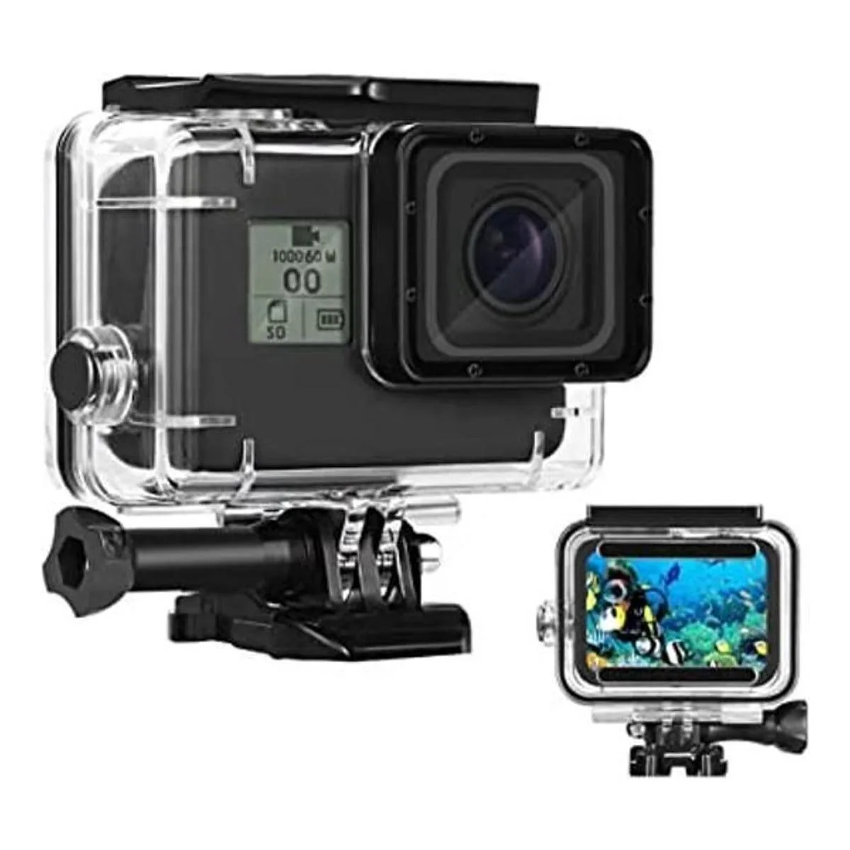 HONGDAK Carcasa impermeable para GoPro Hero 765 negro_1