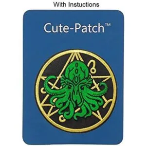 Parche bordado para planchar con logotipo de Cthulhu_3