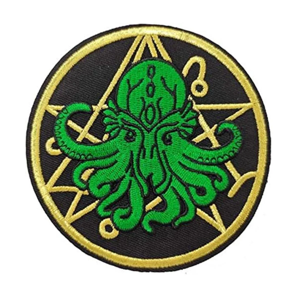 Parche bordado para planchar con logotipo de Cthulhu_1