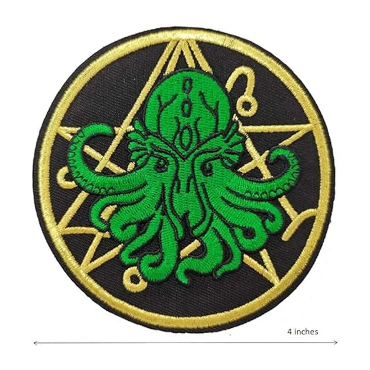Parche bordado para planchar con logotipo de Cthulhu_2