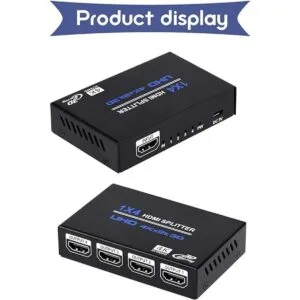 1x4 HDMI Splitter 1 in 4 Out HDMI Splitter Audio Video_5