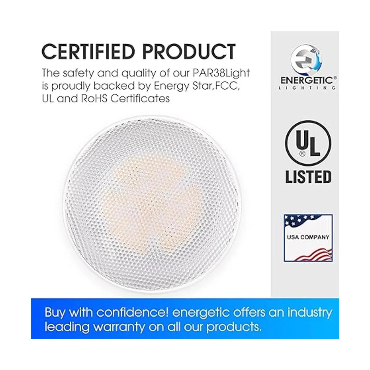 Energetic PAR38 Bombilla LED para exteriores luz diurna