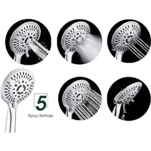 Combo de cabezales de ducha que incluye cabezal de ducha_2