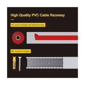 Canal de cableado de ranura abierta canal de gestión de_3