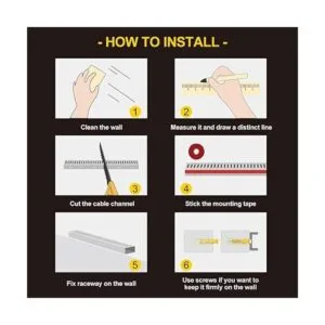 Canal de cableado de ranura abierta canal de gestión de_5