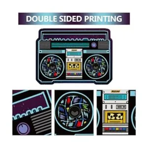 Decoraciones de fiesta de los años 80 recortes de casete_3