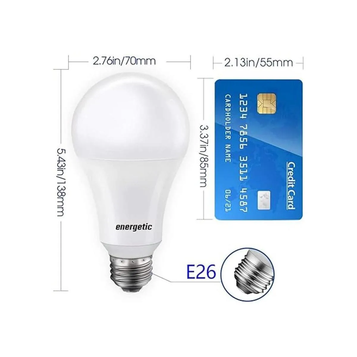 Bombilla LED A 21 súper brillante con 3 niveles_2