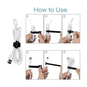 Newlan Juego de 60 correas de cable reutilizables en 2