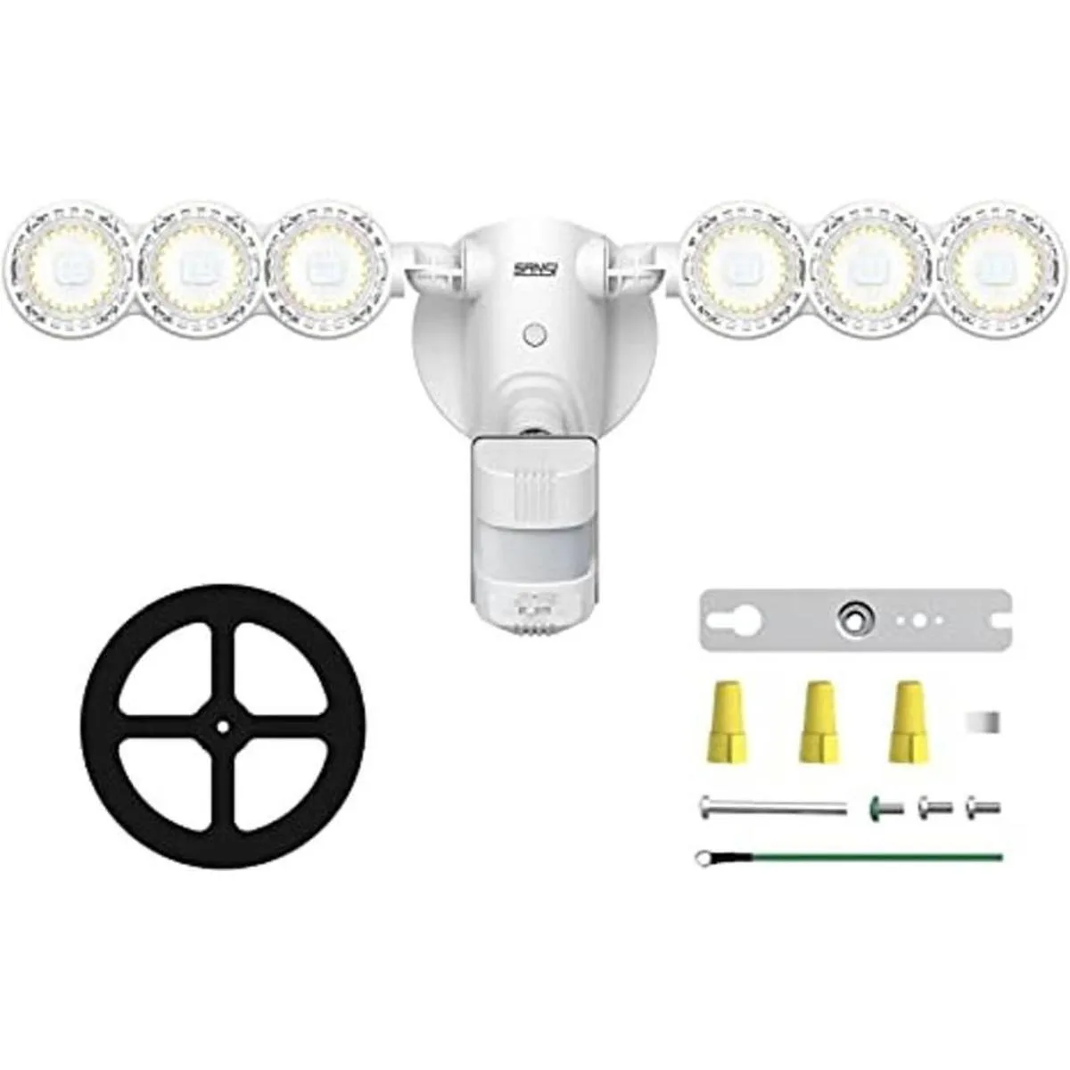 SANSI Luz exterior con sensor de movimiento de 45 W luces_1