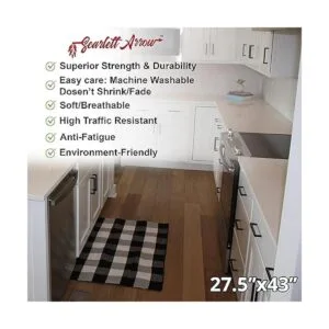 Scarlett Arrow Felpudo grande de 27.5 x 43 pulgadas_4