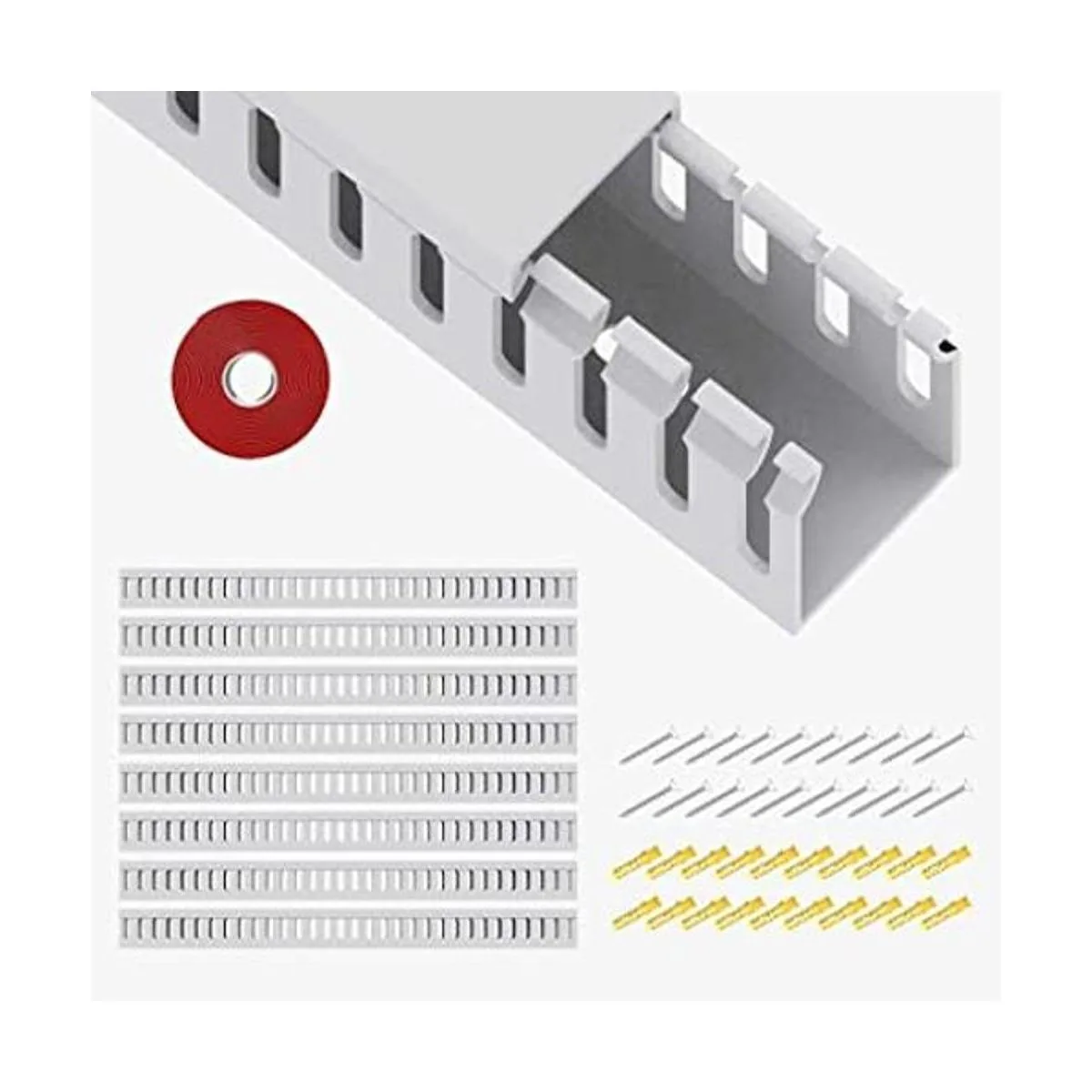 Canal de cableado de ranura abierta canal de gestión de_1