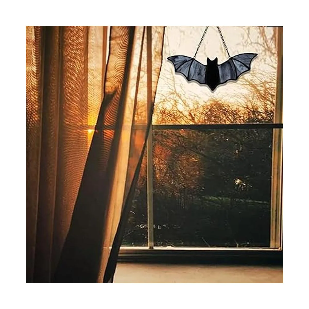 HAOSUM Atrapa solar colgante de cristal para ventana