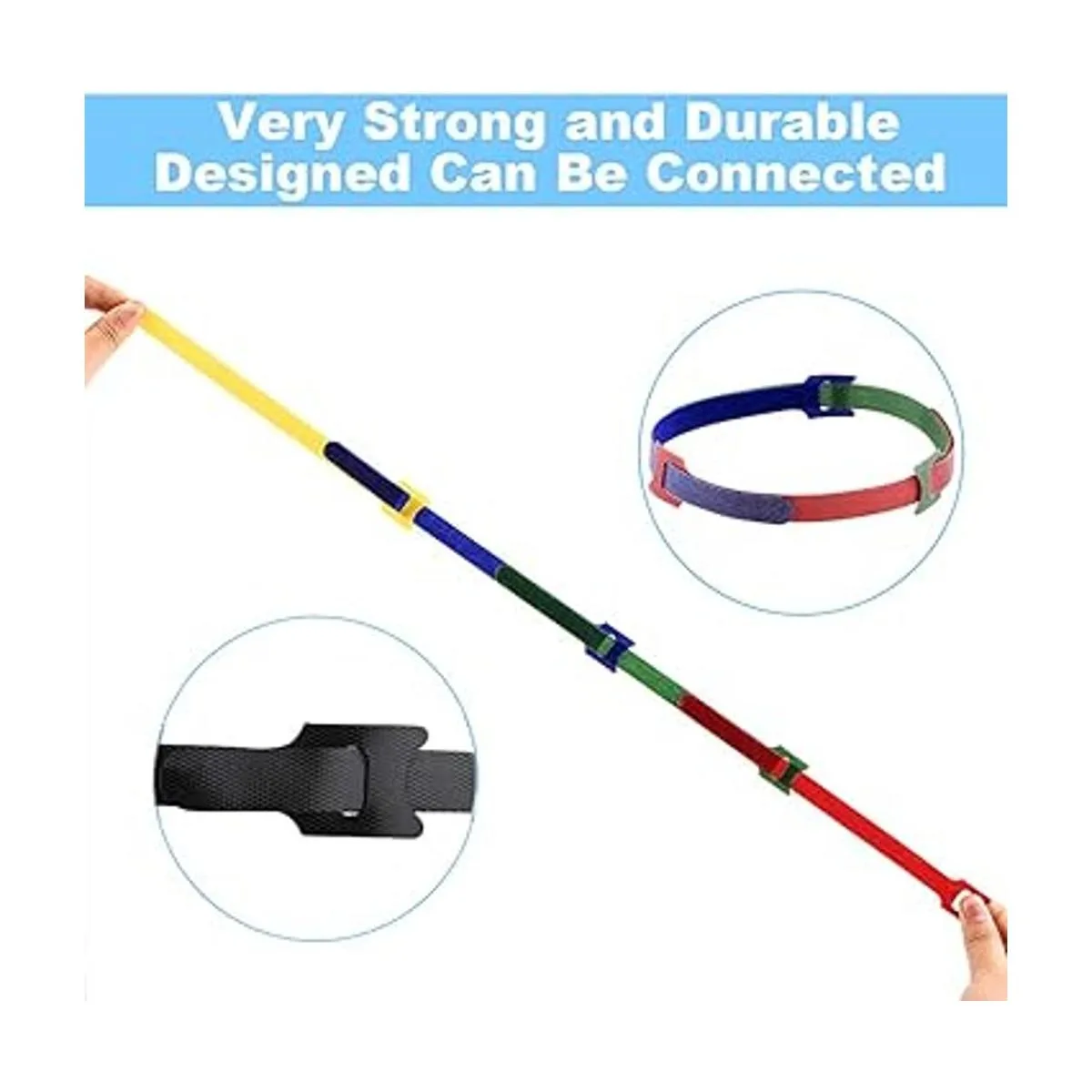 Newlan Juego de 60 correas de cable reutilizables en 2