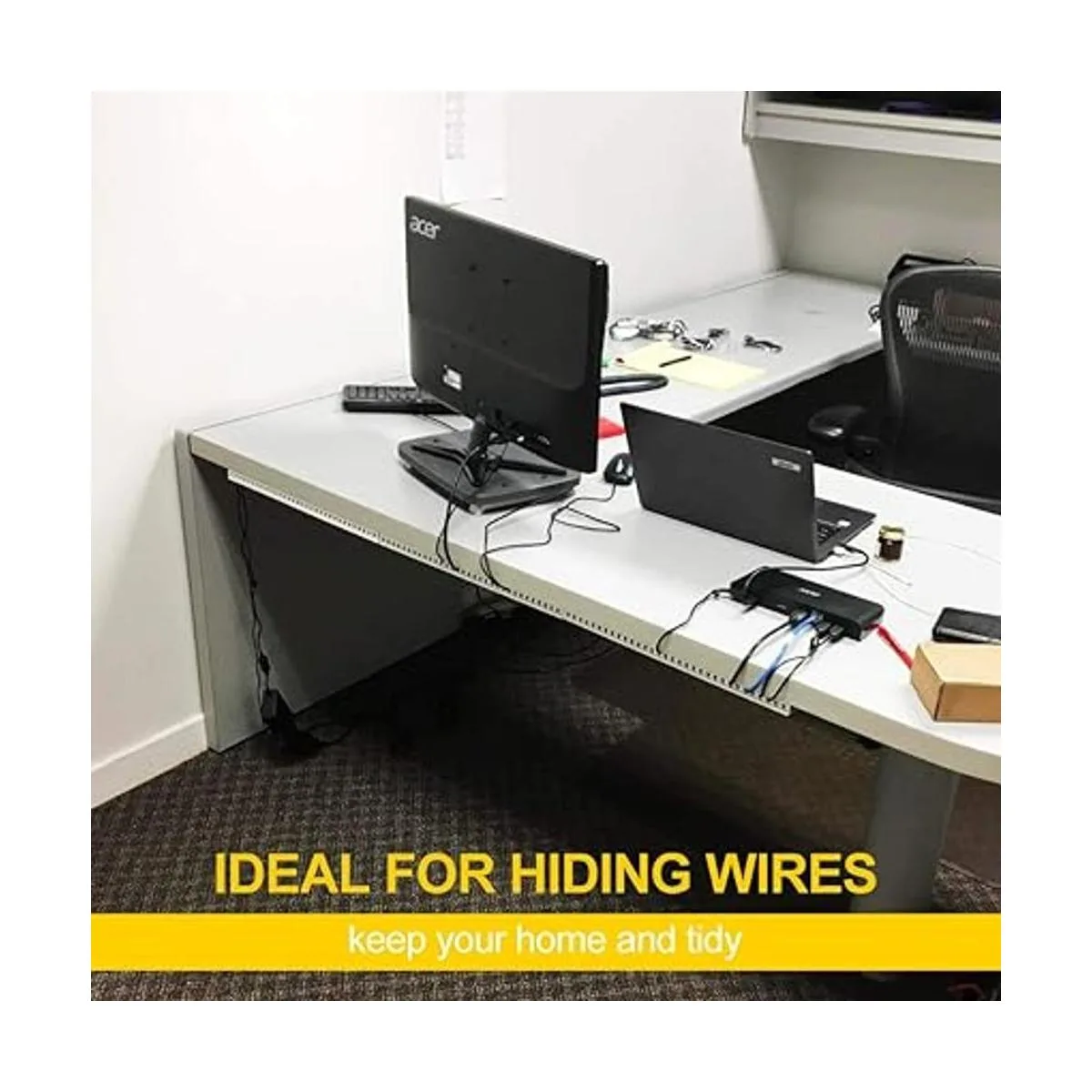 Canal de cableado de ranura abierta canal de gestión de_6