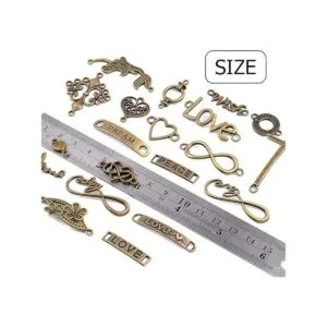 Aylifu Dijes para conectores de palabras Metal Bronce