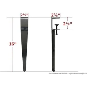 Shepherd Hardware Patas de abrazadera de mesa de ajuste