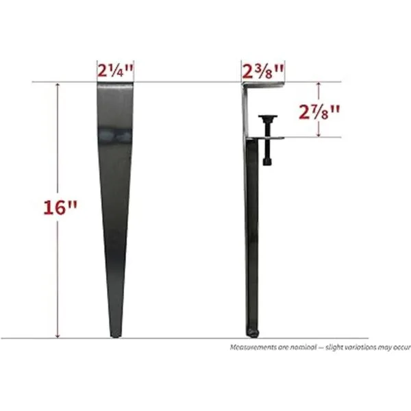 Shepherd Hardware Patas de abrazadera de mesa de ajuste
