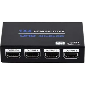 1x4 HDMI Splitter 1 in 4 Out HDMI Splitter Audio Video_1